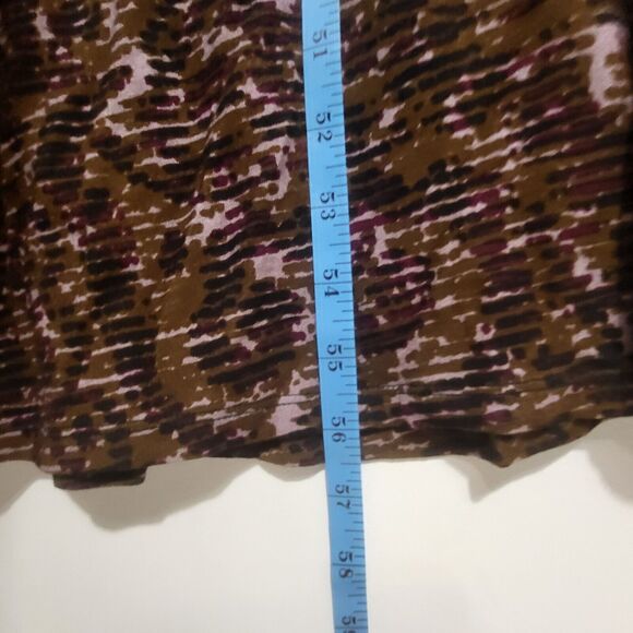 Soft Surroundings Caity Maxi Dress Faux Wrap Stretch Abstract Paisley 2X - Picture 11 of 12